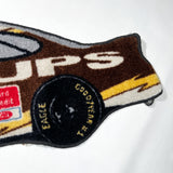 Vintage Y2K Dale Jarrett #88 UPS NASCAR Ford Race Car Shaped Rug