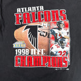 Vintage 1998 Atlanta Falcons NFC Champions T-Shirt