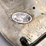 Vintage 70's Native American Rider German Silver Belt Buckle