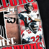 Vintage 1998 Atlanta Falcons NFC Champions T-Shirt