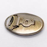 Vintage 70’s Blue Incolay Stone Eagle Belt Buckle