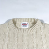 Vintage 80's Richman Brothers Cable Knit Crewneck Sweater