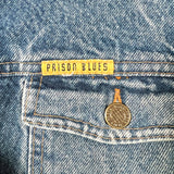 Vintage 80's Prison Blues Blanket Lined Denim Trucker Jacket