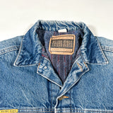 Vintage 80's Prison Blues Blanket Lined Denim Trucker Jacket