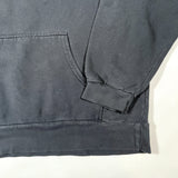 Vintage 90's Timberland Faded Black Embroidered Logo Hoodie Sweatshirt