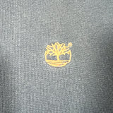 Vintage 90's Timberland Faded Black Embroidered Logo Hoodie Sweatshirt
