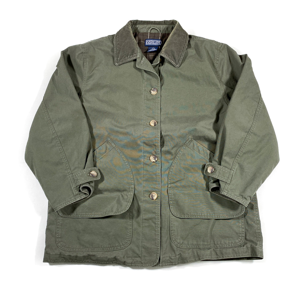 Vintage 90's Lands' End Green Barn Jacket CobbleStore Vintage Vintage 90's Lands' End Green Barn Jacket CobbleStore Vintage