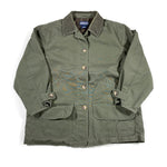 Vintage 90's Lands' End Green Barn Jacket