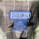 Vintage 90's Lands' End Green Barn Jacket