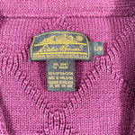 Vintage 90's Eddie Bauer Patterned Cardigan Sweater