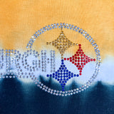 Vintage 90's Pittsburgh Steelers Rhinestone Long Sleeve Shirt