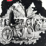 Vintage 1993 Harley-Davidson Moo-Waukee Wisconsin AOP Cow Print T-Shirt