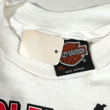Vintage 1993 Harley-Davidson Moo-Waukee Wisconsin AOP Cow Print T-Shirt