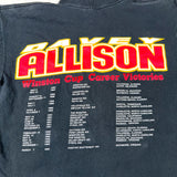Vintage 1993 Davey Allison Texaco Havoline NASCAR Memorial T-Shirt