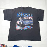 Vintage 90's Mark Martin #6 Valvoline Night Train NASCAR T-Shirt