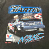 Vintage 90's Mark Martin #6 Valvoline Night Train NASCAR T-Shirt