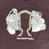 Vintage 2001 The Simpsons “I See Dumb People” T-Shirt