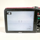 Modern 2011 Nikon COOLPIX L24 Red 14MP 3.6x Zoom Digital Camera