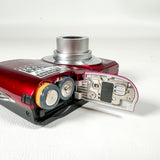 Modern 2011 Nikon COOLPIX L24 Red 14MP 3.6x Zoom Digital Camera