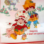 Vintage 1980 Strawberry Shortcake Framed Art