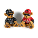 Vintage 90's Dale Earnhardt Sr. & JR. Ceramic Bears