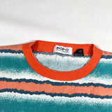 Vintage 90's Pop-O Sportswear Retro Striped T-Shirt