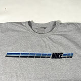 Vintage Y2K Nike Striped Logo Graphic T-Shirt