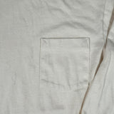 Vintage 80’s Oakton Limited Cream Pocket Long Sleeve T-Shirt