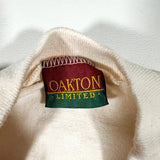 Vintage 80’s Oakton Limited Cream Pocket Long Sleeve T-Shirt