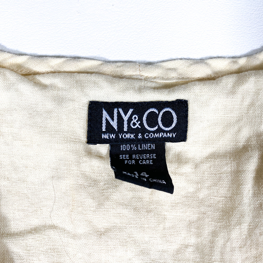 Vintage 90's NY&Co Yellow Linen Dress – CobbleStore Vintage