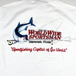 Vintage 90's World Wide Sportsman Fishing Pocket T-shirt