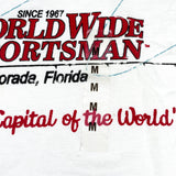 Vintage 90's World Wide Sportsman Fishing Pocket T-shirt