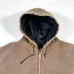 Vintage 1997 Carhartt JQ282 Quilted Hooded Active Jacket