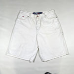 Vintage 2002 Tommy Hilfiger White Baggy Carpenter Jean Shorts