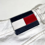 Vintage 2002 Tommy Hilfiger White Baggy Carpenter Jean Shorts