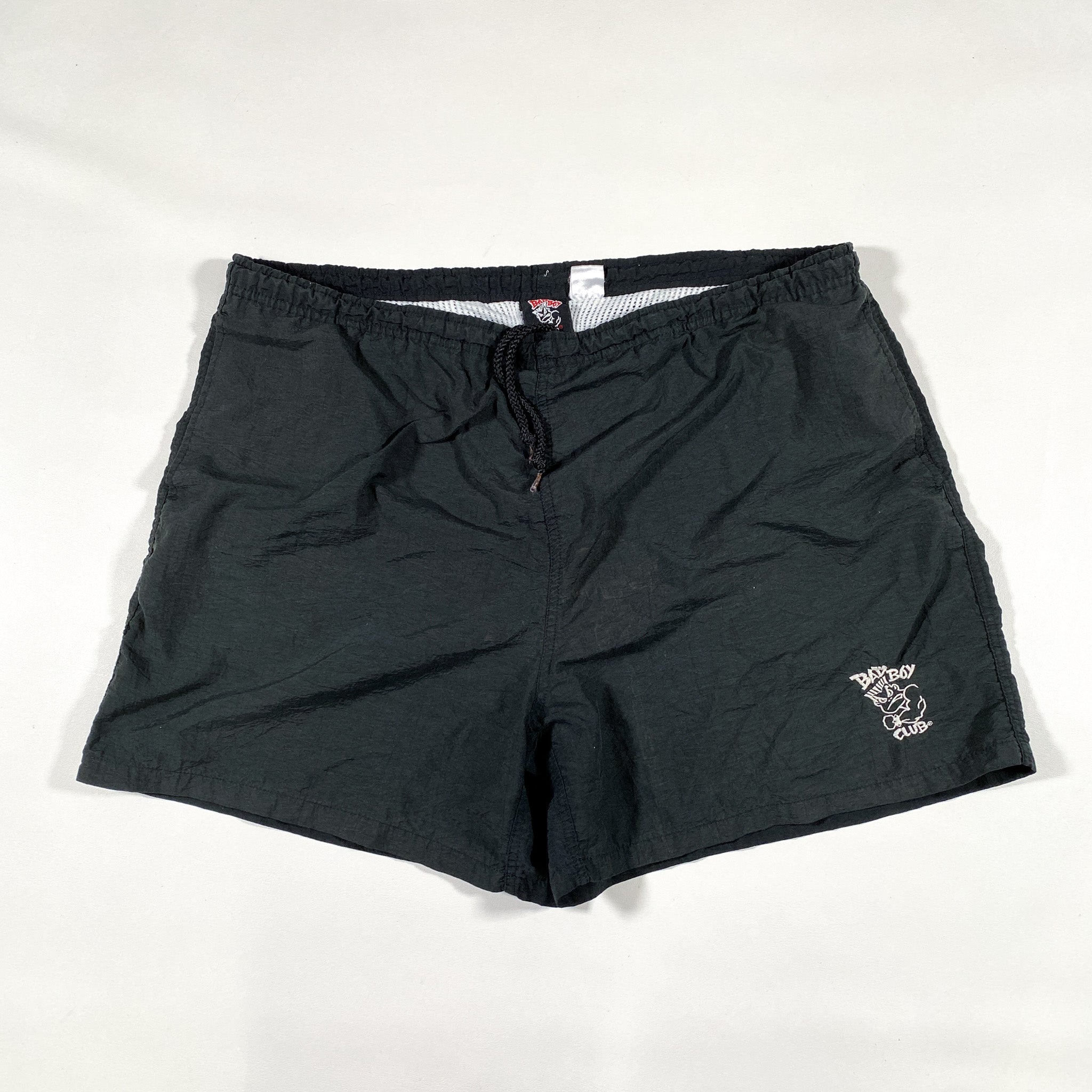 ★BAD BLOOD★ Vintage Club Boy Shorts Badblood Vintage Club Boy Shorts - Khaki/Black – BBGSHOPHK