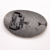 Vintage 90's Georgia State Seal Solid Brass Belt Buckle