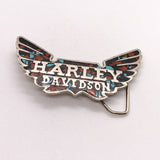 Vintage 1979 Harley-Davidson Mosaic Wing Belt Buckle