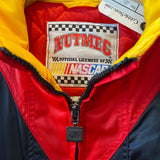 Vintage 90's Ernie Irvan #28 NASCAR Nutmeg Puffer Jacket