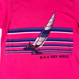 Vintage 80’s N.A.S. Key West Windsurfer Graphic T-Shirt
