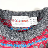 Vintage 80's McGregor Wool Blend Striped Crewneck Sweater