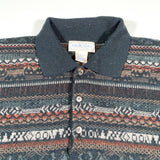 Vintage 80's Murano Wool Blend Collared Sweater