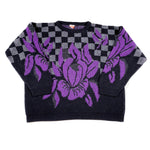 Vintage 80's Spunky Floral Crewneck Sweater