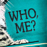 Vintage 90's Who, Me? Cat Novelty T-Shirt