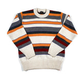 Vintage 90's Popak Moda Collection Striped Crewneck Sweater