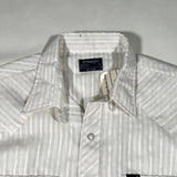 Vintage 80's Wrangler Pearl Snap White Short Sleeve Western Shirt