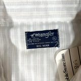 Vintage 80's Wrangler Pearl Snap White Short Sleeve Western Shirt