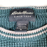 Vintage 90's Eddie Bauer Waffle Textured Crewneck Sweater