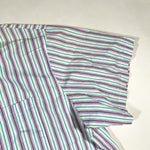 Vintage 90’s Venezia Sportswear Striped Short Sleeve Button-Up Shirt