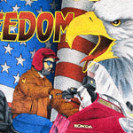 Vintage 1993 Wings of Freedom Honda Motorcycle T-Shirt